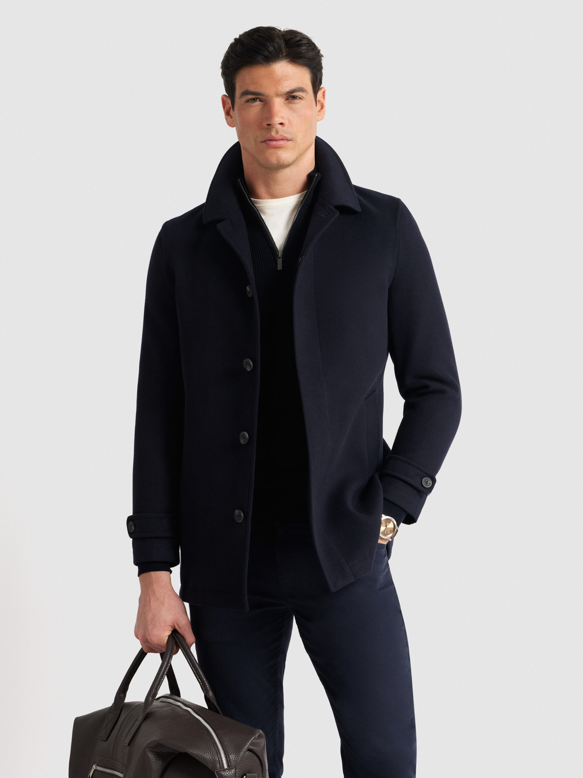 ABRIGO LODWICK AZUL MARINO