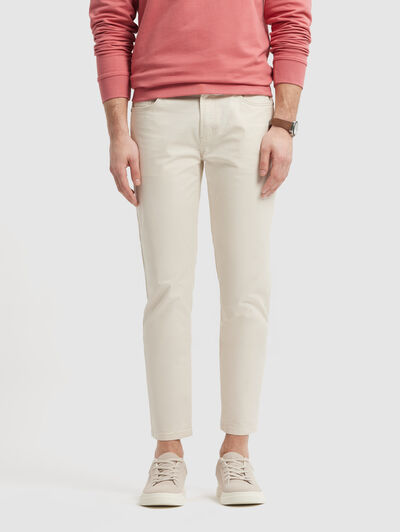 PANTALON DIAGONAL 5P CRUDO