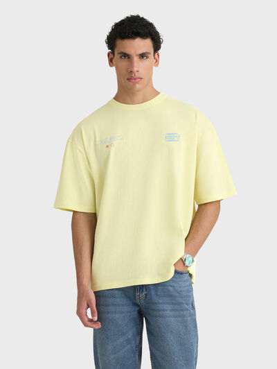 CAMISETA AFRAID AMARILLO