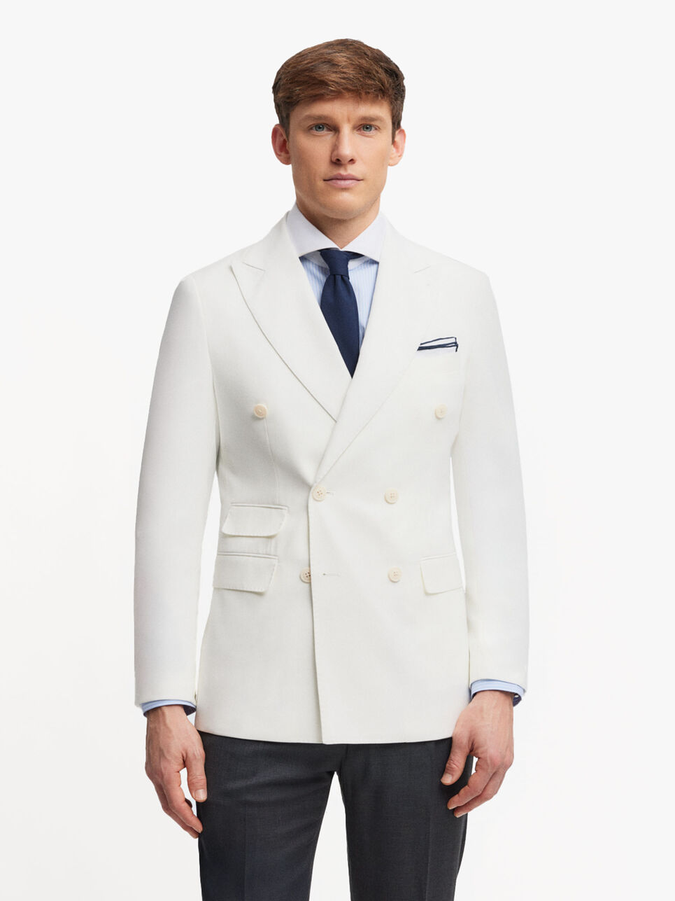 Americana Cruzada Trajes De Chaqueta Ã¡alvaro Moreno Chaqueta