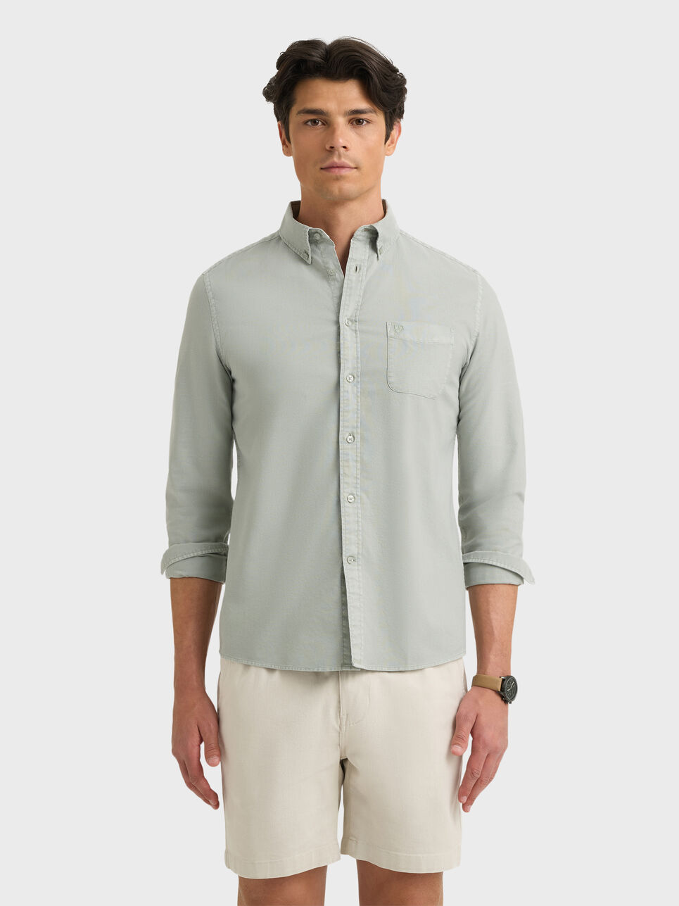 CAMISA OXFORD POCKET DYE