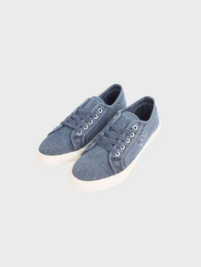 ZAPATILLAS CANVAS KIDS AZUL