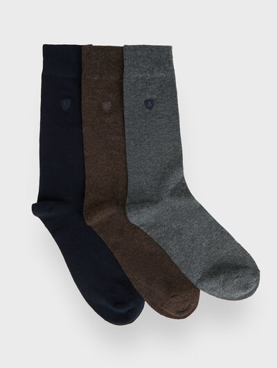 CALCETINES LISO AZUL MARINO