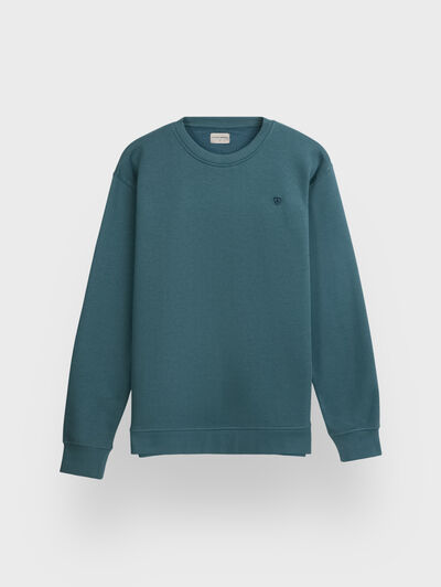 SUDADERA BASICA AZUL