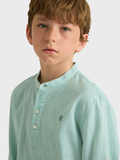 POLERA LINO MAO KIDS VERDE