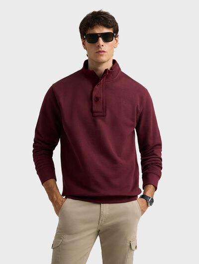 SUDADERA BRAYDEN BURDEOS