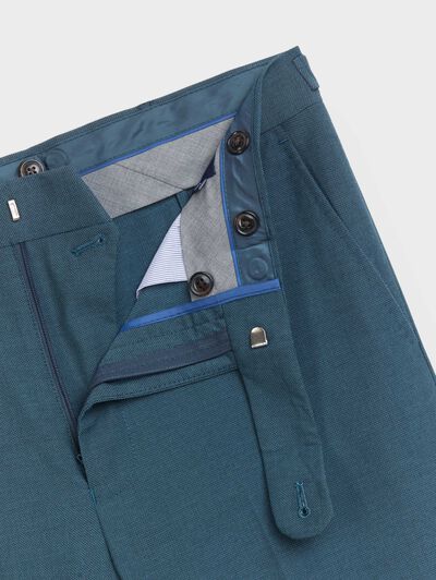 PANTALON CAPO MICROPUNTO AZUL