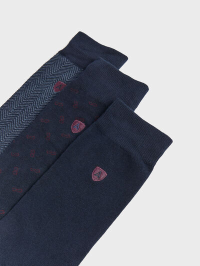 CALCETINES SET AZUL MARINO