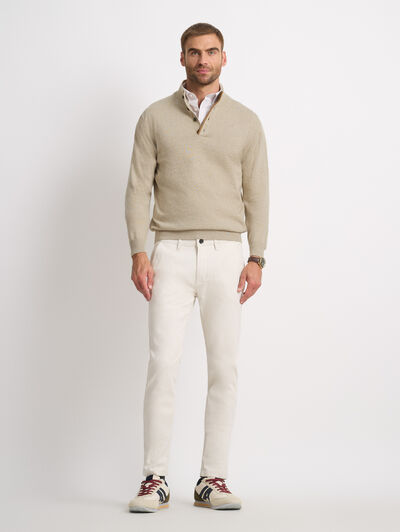 JERSEY BUTTON COLLAR CRUDO