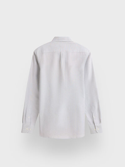 CAMISA OXFORD MIL RAYAS VERDE