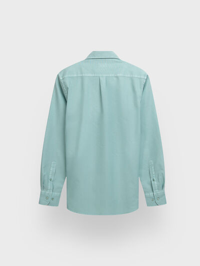 CAMISA OXFORD DYE TIE COLLAR AZUL