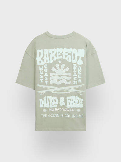 CAMISETA BAREFOOT VERDE