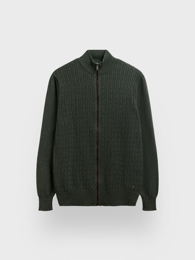 CARDIGAN OCHOS VERDE