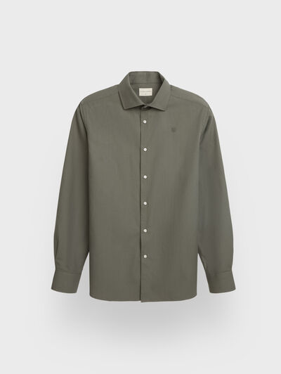 CAMISA TWILL PEACH VERDE