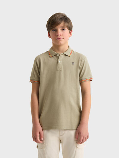 POLO FLAG KIDS VERDE