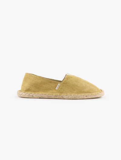 ESPADRILLES COTTON SLUB MOSTAZA