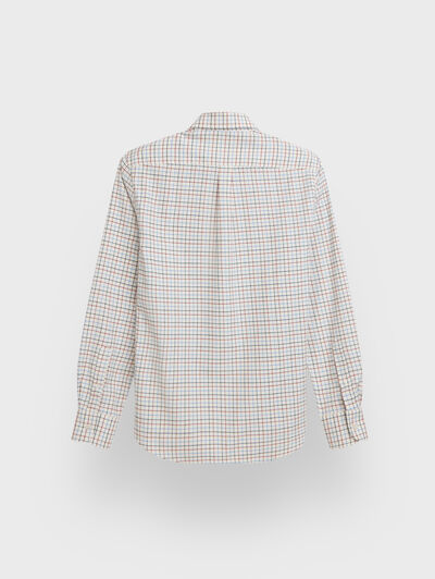 CAMISA TIE CHECKS AZUL MARINO