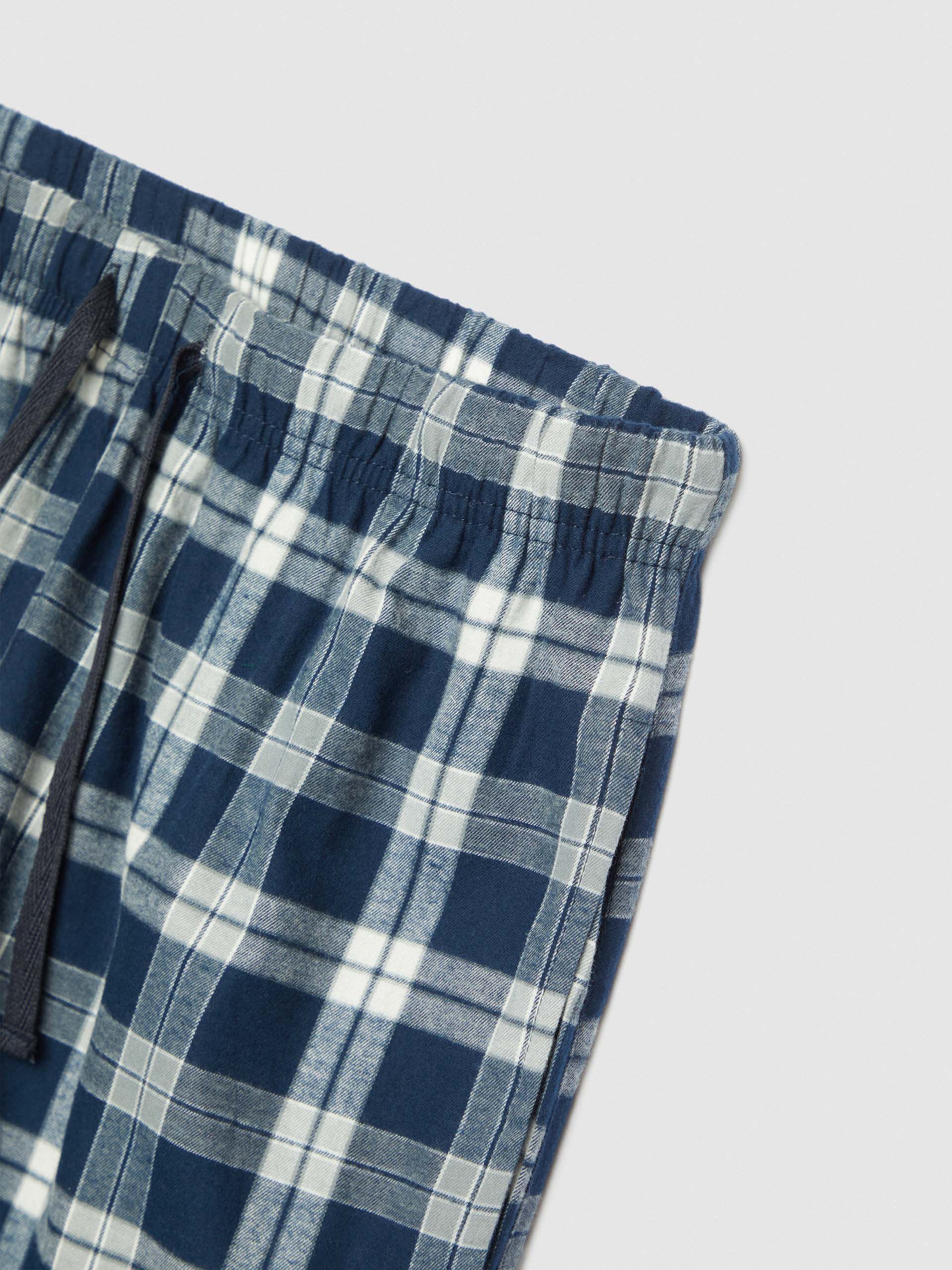 PIJAMA CAMISERO AZUL MARINO