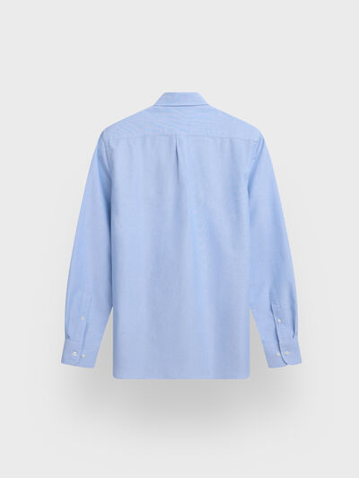 CAMISA OXFORD POCKET AZUL