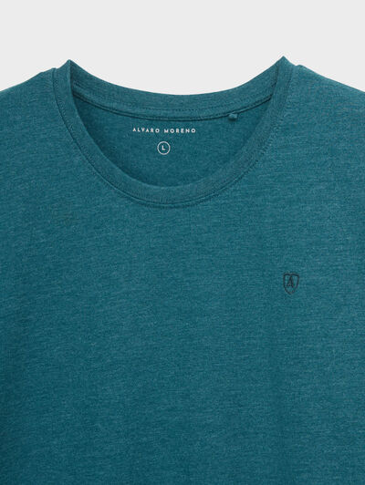 CAMISETA MELANGE VERDE