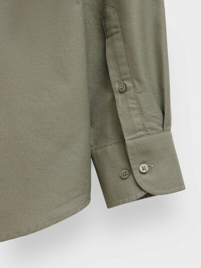 CAMISA OXFORD DARK VERDE