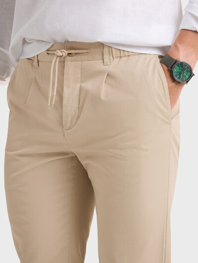 PANTALON LINO BEIGE
