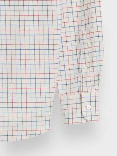 CAMISA HUNTER CHECKS AZUL MARINO