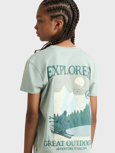 CAMISETA EXPLORER KIDS CELESTE