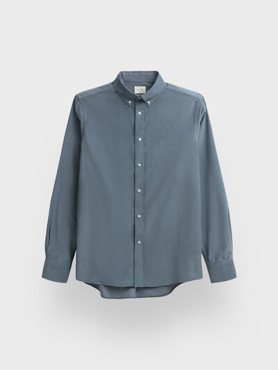 CAMISA MICROPANA AZUL