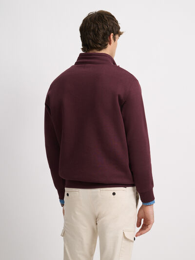 SUDADERA TOM BURDEOS