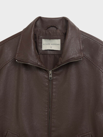 CAZADORA JETT MARR&Oacute;N