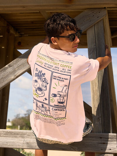 CAMISETA COFFEE BLANCO