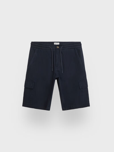 BERMUDA CARGO CORDON AZUL MARINO