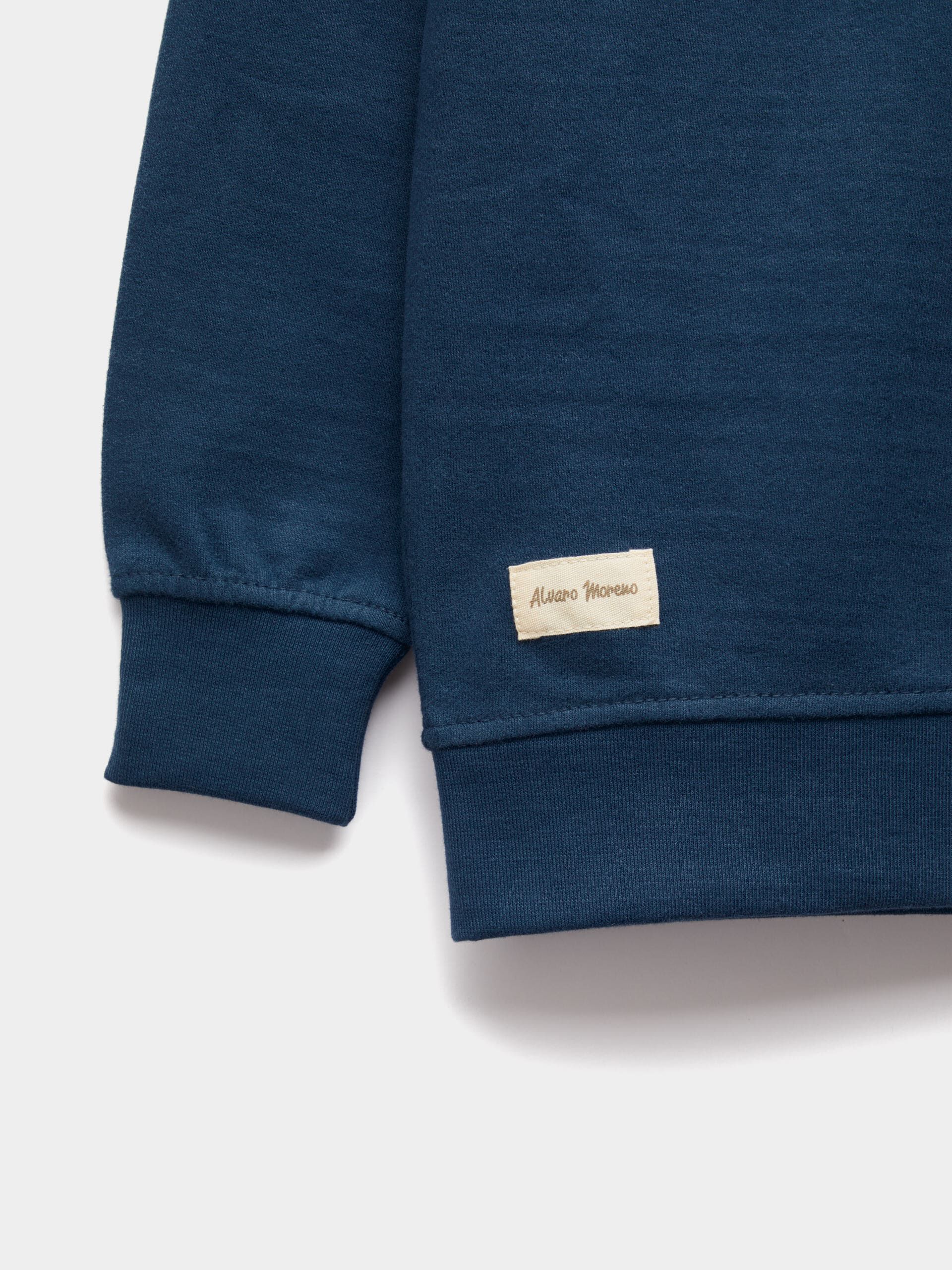 SUDADERA ETNICA KIDS AZUL