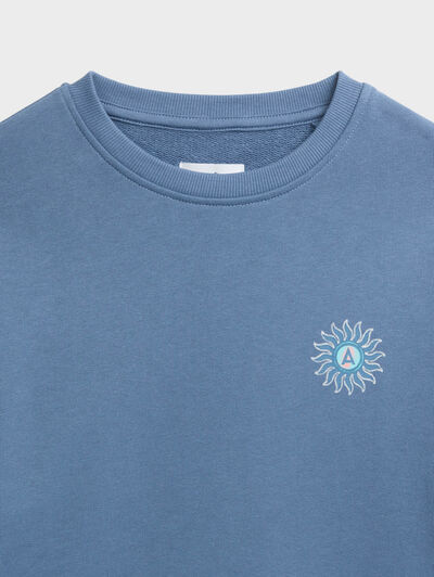 SUDADERA WAVE KIDS AZUL