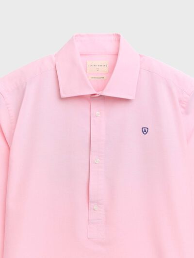 POLERA OXFORD SOLID ROSA