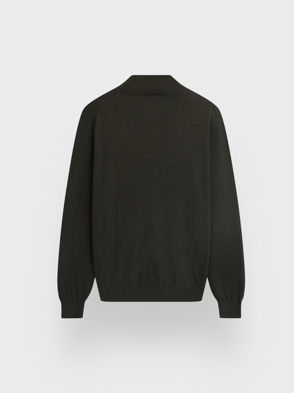 JERSEY BUTTON COLLAR