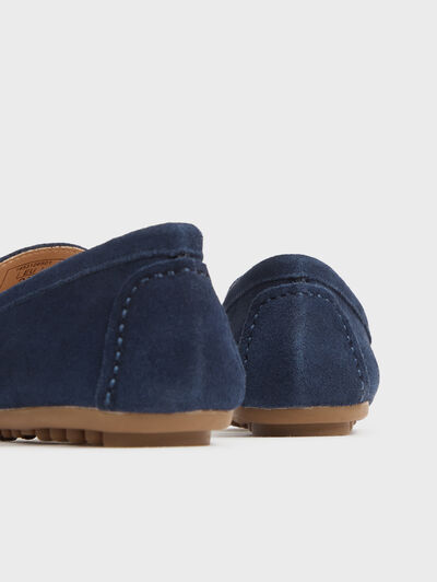 MOCASIN SERRAJE KIDS AZUL MARINO