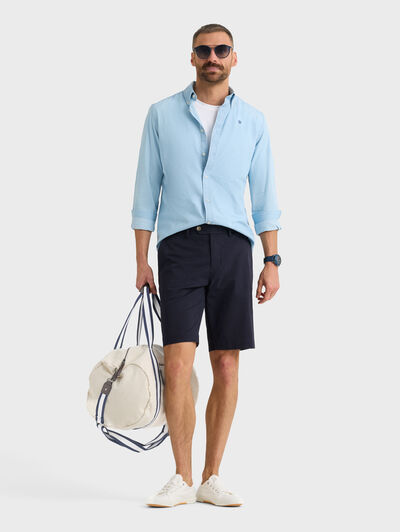 BERMUDA BASICA AZUL MARINO