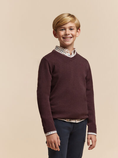 JERSEY V-NECK KIDS VIN