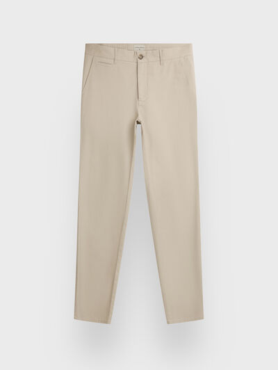 PANTALON OBLIQUE BEIGE