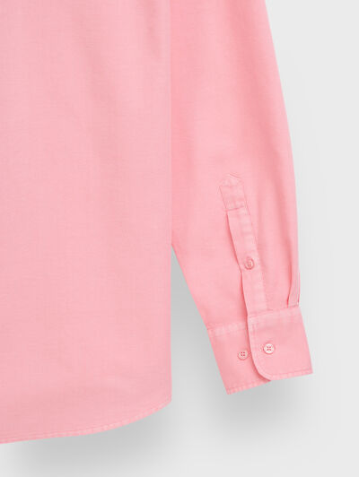 POLERA OXFORD DYE ROSA