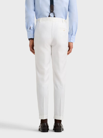 PANTALON CAPO TWILL BLANCO