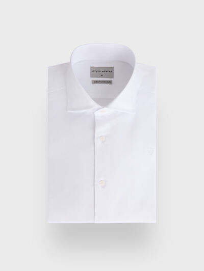 CAMISA ROMA HERRINGBONE BLANCO