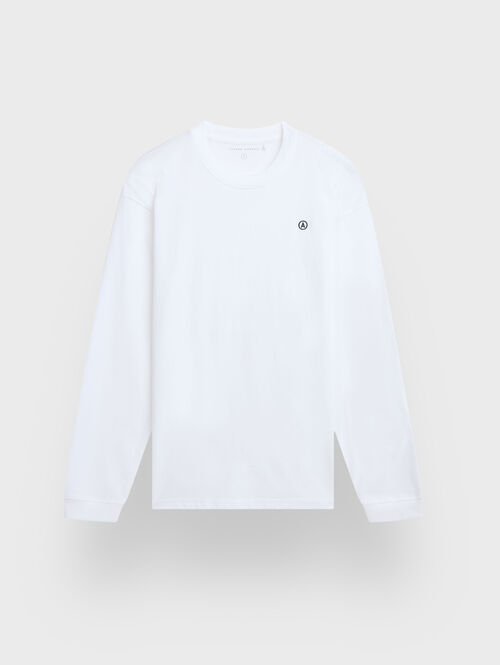 CAMISETA MANGA LARGA BLANCO