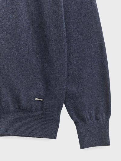 JERSEY BUTTON COLLAR
