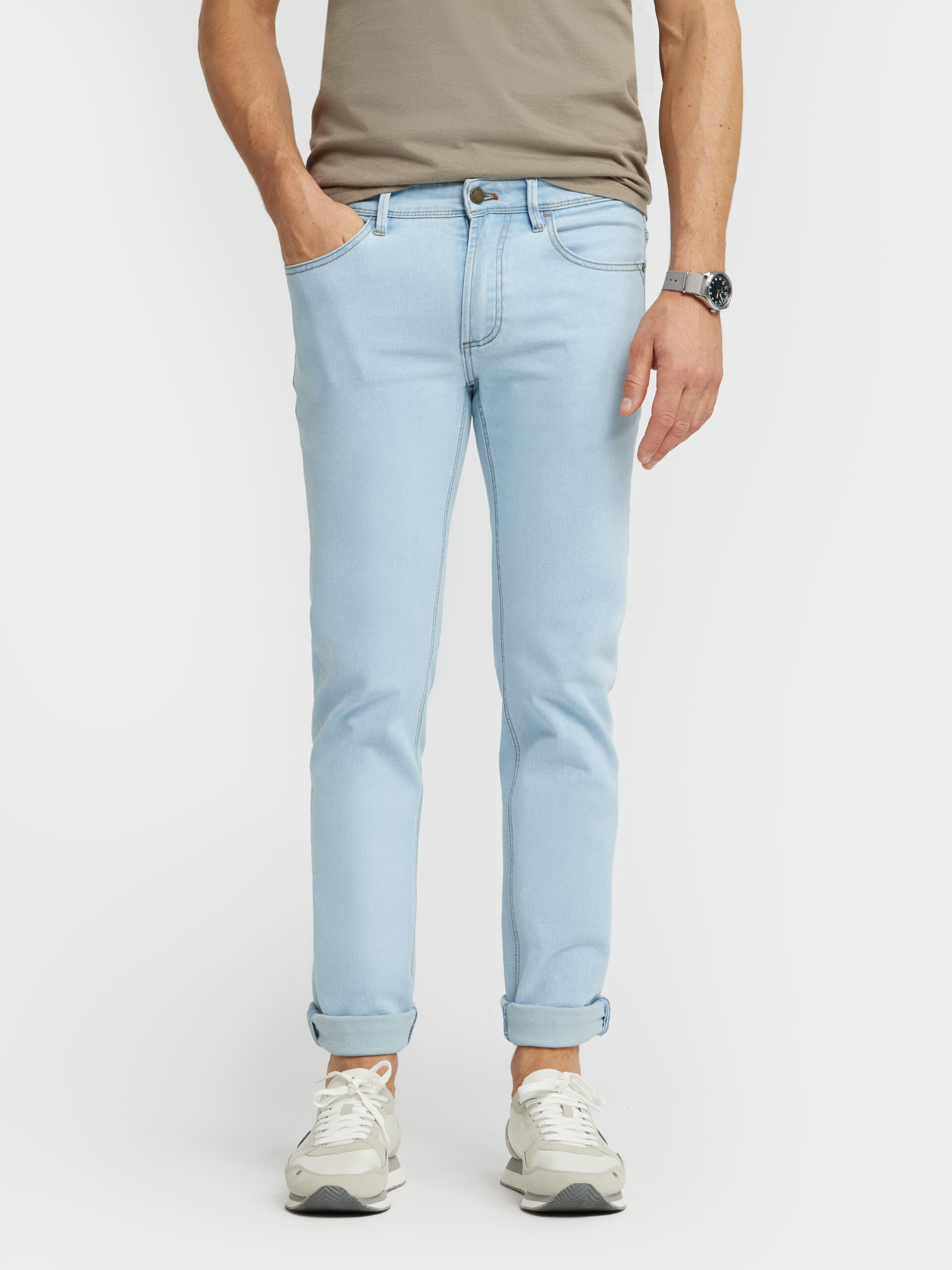 Jeans azul 2025 celeste