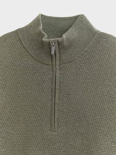 JERSEY CREMALLERA VERDE