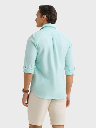 POLERA OXFORD SOLID VERDE AGUA