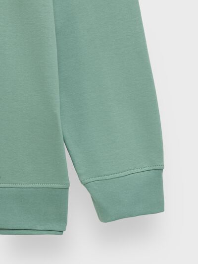 SUDADERA BASIC FANCY VERDE